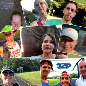 Summer Track Selfie Collage